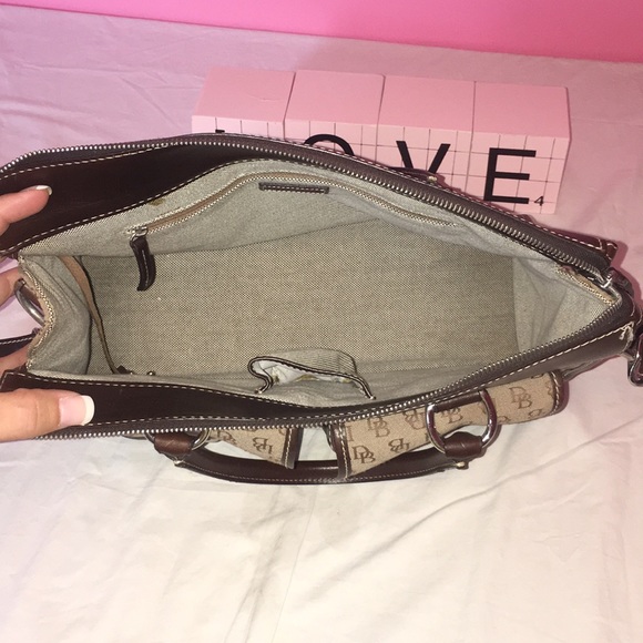 Dooney & Bourke Signature Fabric Double Pocket - Picture 11 of 16